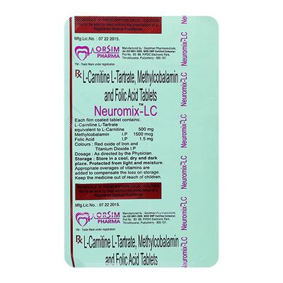 NEUROMIX LC Tablet 10's - Supplements-Sup
