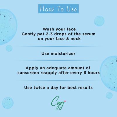 CGG Cosmetics Hydro Boost Cosmetics 2% Hyaluronic Acid Serum 10 ml + CGG Cosmetics Hydro Boost Water Gel 100 gm + CGG Cosmetics Aqua Bomb Watery Sunscreen Cream SPF 50 50 gm 160 gm - Body Sunscreen