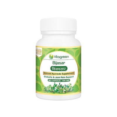 VitaGreen Bijasar Capsules 60's - Herbal Dietary Supplement