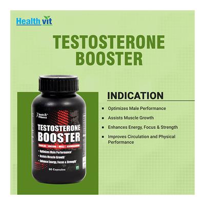 HealthVit Fitness Testosterone Booster Capsule 60's - Sexual Care