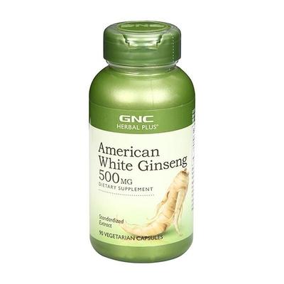 GNC American White Ginseng 500 mg Capsules 90's - Multi-Vitamins
