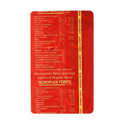 NUROPLEX FORTE Tablet 10's - Supplements-Vbc