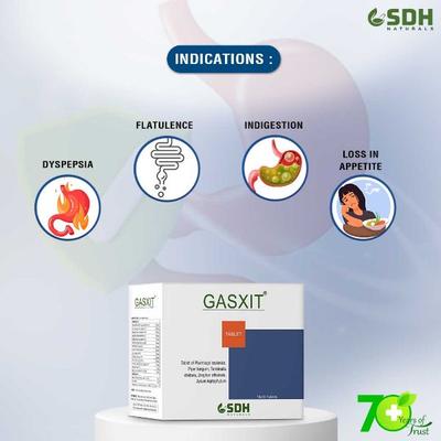 Shree Dhanwantri Herbals Naturals Gasxit Tablet 300's - Speciality Medicines