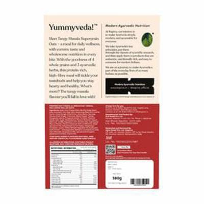 Kapiva Tangy Masala Supergrain Oats - Daily Wellness 380 gm - Health Products