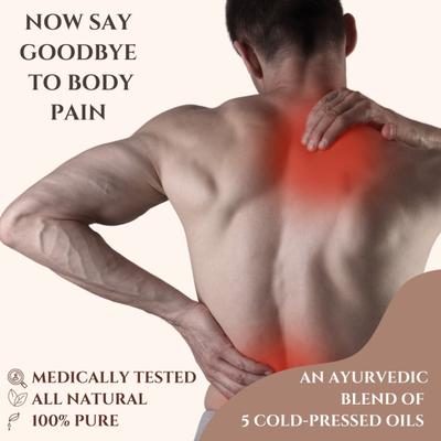 Essentia Extracts Pure Cold Pressed Pain Relief Oil 100 ml - Massage Oils