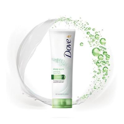 Dove Deep Pure Oil Control Face Wash Cleanser 100 ml - Face Wash & Cleansers