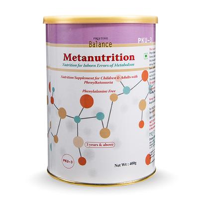 Pristine Balance Metanutrition PKU-3 (3 Years & above) Powder - 400 gm (Tin) - Baby And Infant Supplements