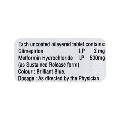 SANOMET G 2 Tablet 15's - Diabetes-Ant