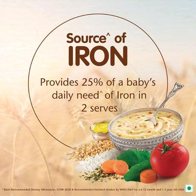 Nestle Cerelac Stage 2 (8 Months+) Powder 300 gm - Khichdi with Vegetables & Ghee (Refill Pack) - Baby And Infant Supplements