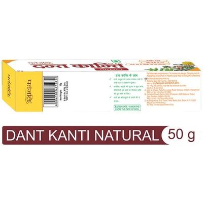 Patanjali Dant Kanti Tooth Paste - Natural 50 gm - Toothpaste