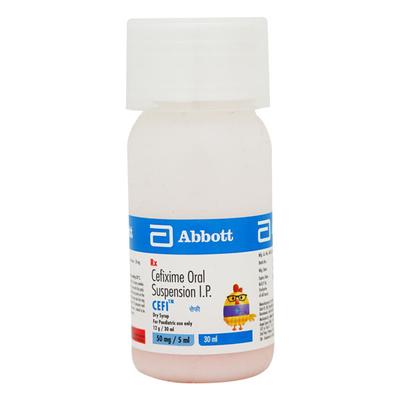 CEFI 50mg Dry Syrup 50ml (N) - Bacterial Infections-Cep