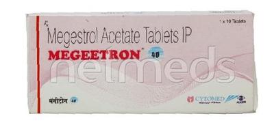 Megeetron 40mg Tablet 10'S - Hormonal Therapy-Oth