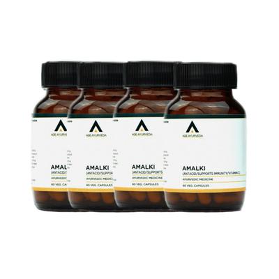 Age Ayurveda Amalki Veg. Capsule (Pack of 4 x 60's) - Pure Herbs