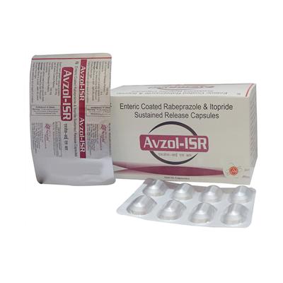 AVZOL ISR Capsule 10's - Ulcer/Reflux/Flatulence-GIT
