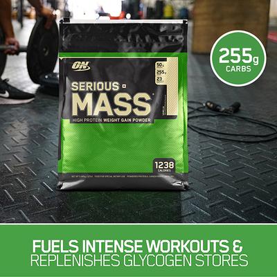 Optimum Nutrition (ON) Serious Mass Powder - Vanilla Flavour 12 lb - Weight Gain