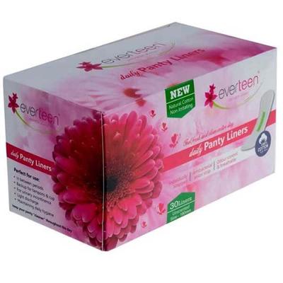 everteen Daily Panty Liners With Antibacterial Strip for Light Discharge & Leakage in Women - 1 Pack (30pcs) 1's - Panty Liners