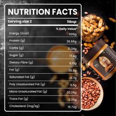 Pro Nutrition & Fitness Peanut Butter - Dark Chocolate 340 gm - Nutritional Bars