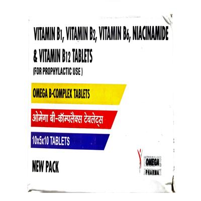 OMEGA B COMPLEX NEW Tablet 10's - Supplements-Vam