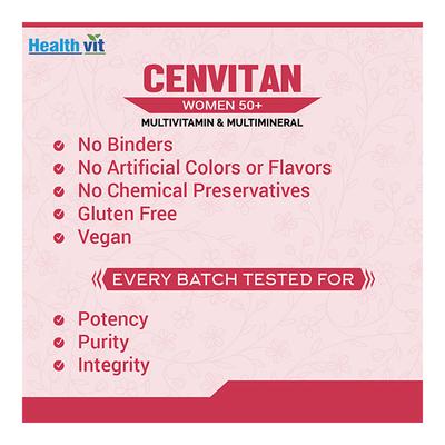 HealthVit Cenvitan Women 50+ Tablet 60's - Multi-Vitamins