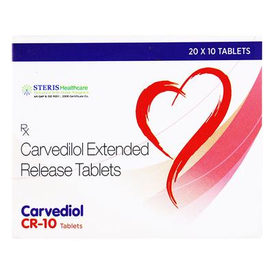 CARVEDIOL CR 10 Tablet 10's - Hypertension-Bet