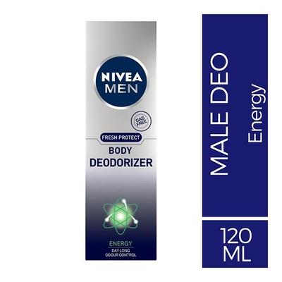 Nivea Men Body Deodorizer - Energy 120 ml - Men Deodorants/Roll-Ons