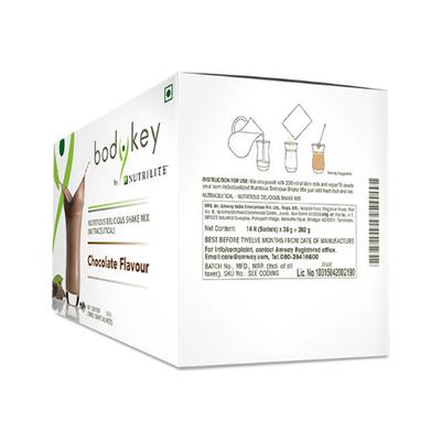 Nutrilite Bodykey Shake Mix Sachet - Chocolate 14's - Protein Drink