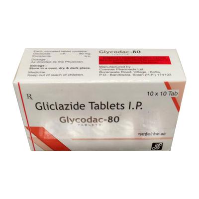 GLYCODAC 80 Tablet 10's - Diabetes-Ant