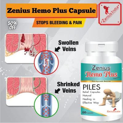 Zenius Hemo Plus Piles Relief Capsule 60's - Speciality Medicines