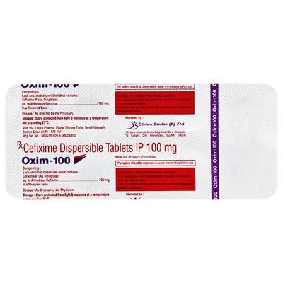 OXIM 100 Tablet 10's - Bacterial Infections-Cep