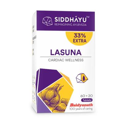 Siddhayu Lasuna Tablet 60's + 20's - Pure Herbs