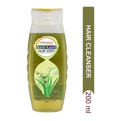 Patanjali Kesh Kanti Hair Cleanser - Aloevera (Pack of 3 x 200 ml) - Others