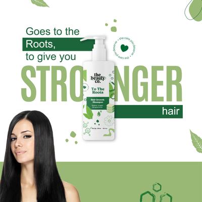 The Beauty Co. To The Roots Hair Growth Shampoo 300 ml - Shampoos