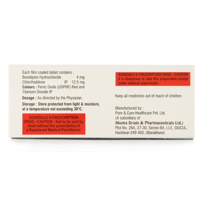 Benitowa CH Tablet 10'S - Hypertension-Cal