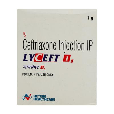 Lyceft 1gm Injection 1's - Bacterial Infections-Cep