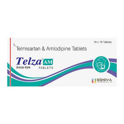 TELZA AM 40mg Tablet 10's - Hypertension-Ana