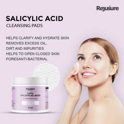 Rejusure 1.4% Salicylic Acid Cleaning Pads 25's - Face Wash & Cleansers