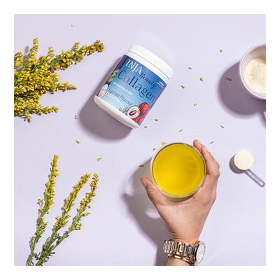 INJA Beauty Collagen Powder - Lychee Flavour 125 gm (N) - Calcium And Minerals