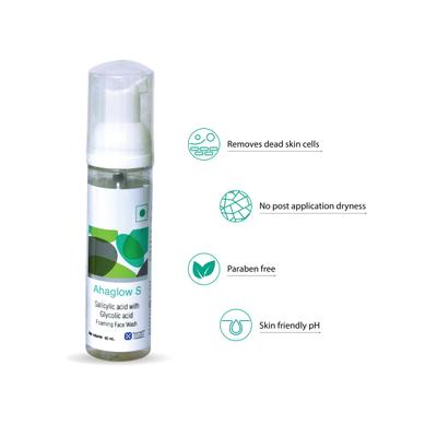 Ahaglow S Foaming Face Wash 60ml - Face Wash & Cleansers