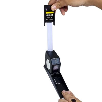 Sahyog Wellness Stature Meter Wall Mount Height Measurement (2m/200cm) - Black 1's - Height Meter