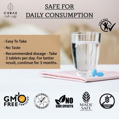 Curae Health Calmnezz Assists Sleep Tablets 60's - Mental Health