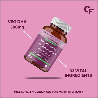 CF Veg Prenatal Multivitamin Veg Tablet 60's - Multi-Vitamins