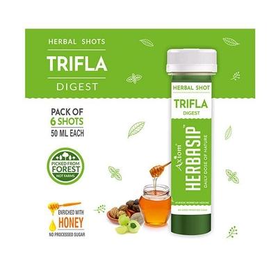 Axiom Herbasip Trifla Juice Shots (Pack of 6 X 50 ml) - Ayurvedic Juices