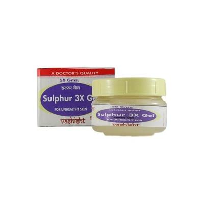 Vashisht Sulphur 3X Gel 50 gm - Speciality Medicine