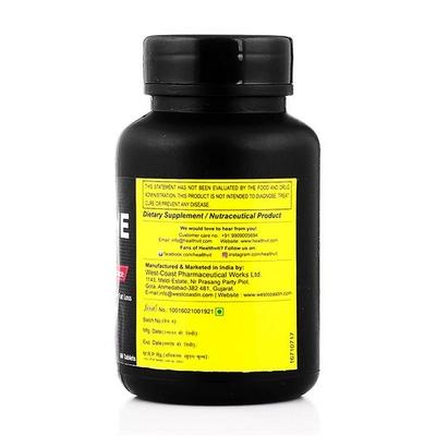 HealthVit Fitness Caffeine 100 mg Tablets 60's - Weight Loss