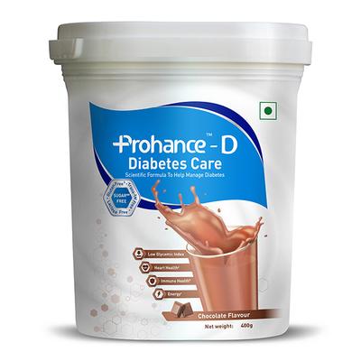 Prohance D Chocolate Powder 400gm (N) - Supplements-Ent