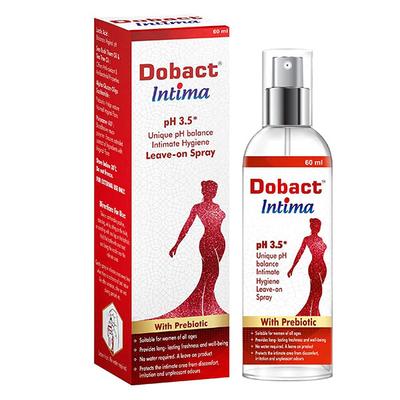 Dobact Intima Ph 3.5 with Prebiotic Hygiene Spray 60 ml - Intimate Care