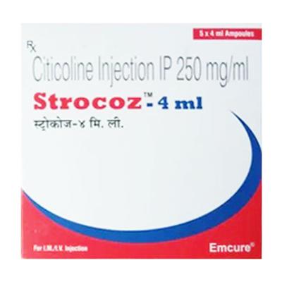 Strocoz 250mg Injection 4ml - Nootropics And Neurotrophics