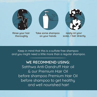 Satthwa Anti-Dandruff Shampoo - Argan Oil & Essential Oils 200 ml - Shampoos