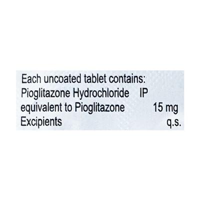 PIOTRONIC 15 Tablet 10's - Diabetes-Ant