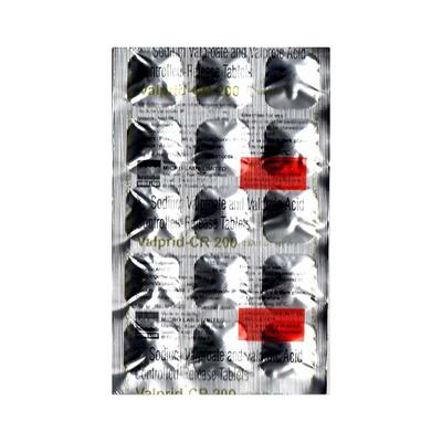 VALPRID CR 200 Tablet 15's - Epilepsy/Convulsion-Ant